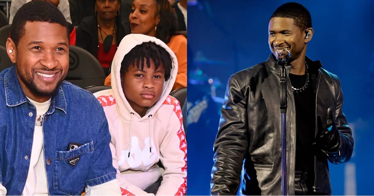 Usher Shouts Out Son Cinco on Stage in Las Vegas on 16th Birthday After ...