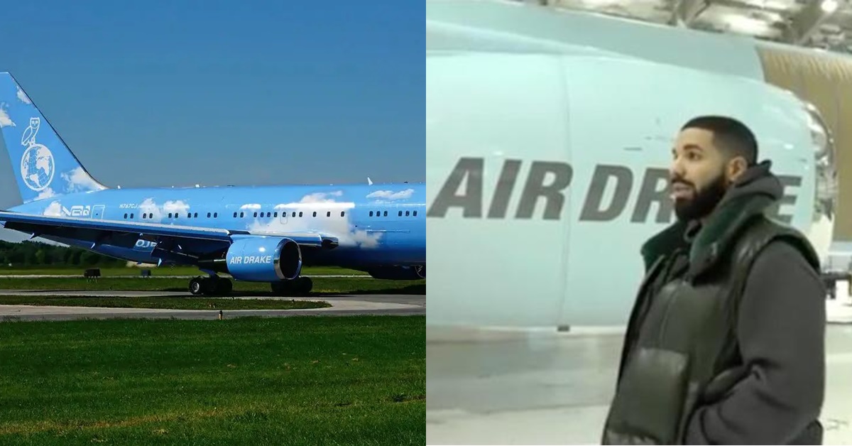 Drake Has Turned a Massive 767 Cargo Plane Into a 185 Million Flying